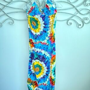 Forever 21 Multicolor Tie-Dye Dress